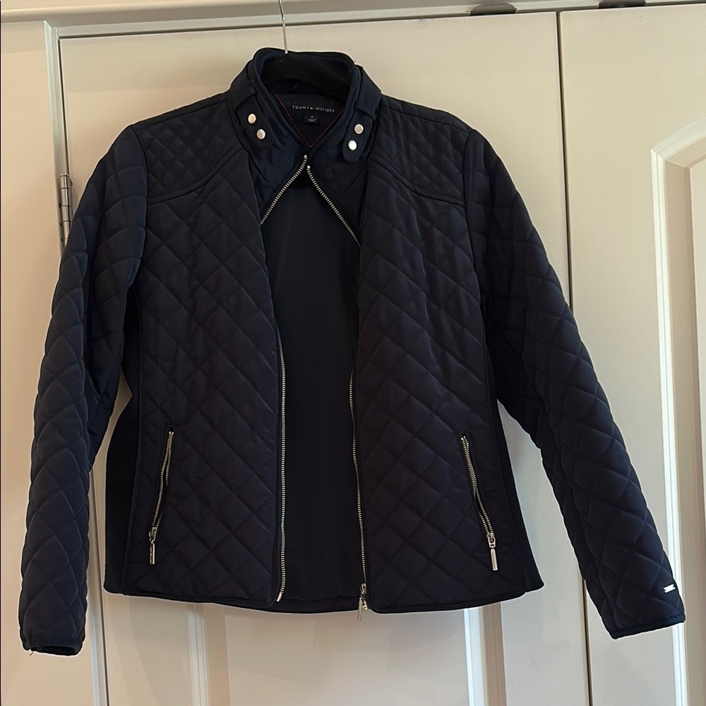 Quilted Navy Jacket